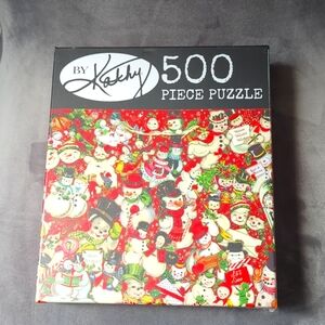 Holiday Mini Poster 500 Piece Puzzle Made in the USA NWT